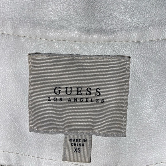 Real guess lace/leather coat - Picture 2 of 5